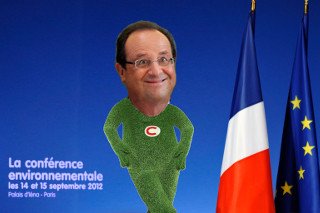 Face à la dette,<br>Hollande fait la taxe verte
