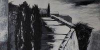 Alain Delorme peint la lumière en noir et blanc